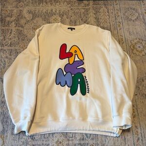 Madhappy Cream LACMA Crewneck Sweatshirt